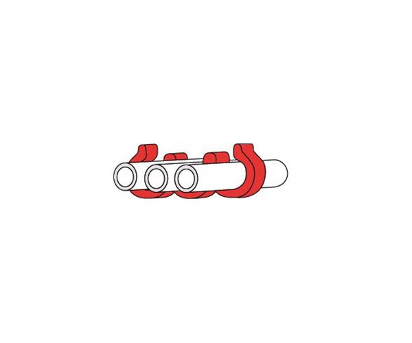 3-Way In-Air Cable Clips | Plastic slide 2