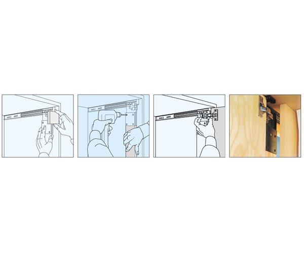 Accuride 1234 Pocket Door Slides Installation