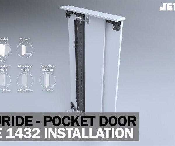 Accuride 1432 Schiene für Einschubtüren slide 4