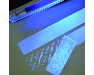 Anti-Tamper Void Security Labels | Covert UV | KC 