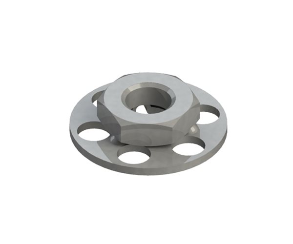 B0N079 Hex Nut Bonding Fasteners - 23mm Round Open Base