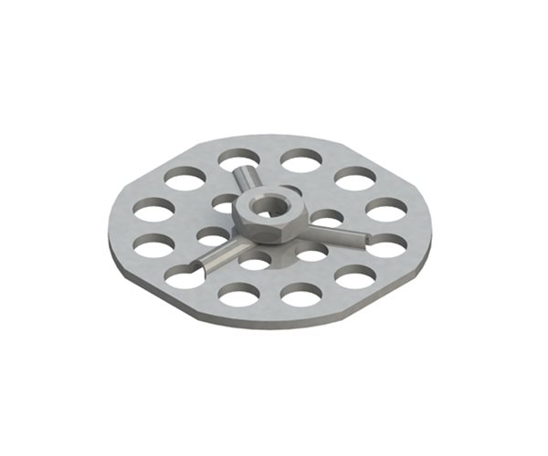B0N083 Hex Nut Bonding Fasteners - 38mm Round Open Base