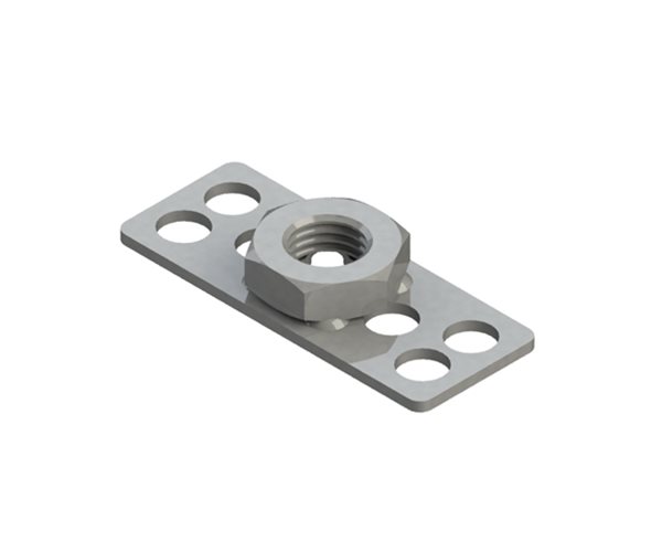 B0N095 Hex Nut Bonding Fasteners - 38 x 15mm Open Base