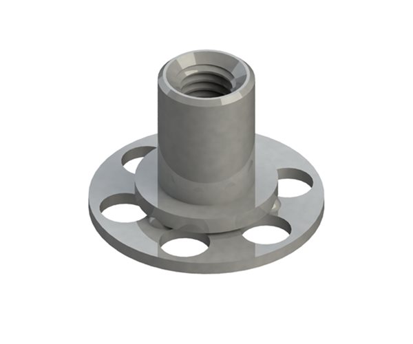 B0N109A Female Bonding Fasteners - 23mm Round Open Base