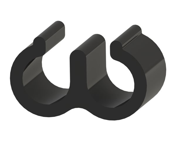 CAC123 2-Way in-Air Cable Clips - Plastic