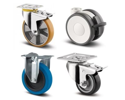 Castors, Wheel and Stems