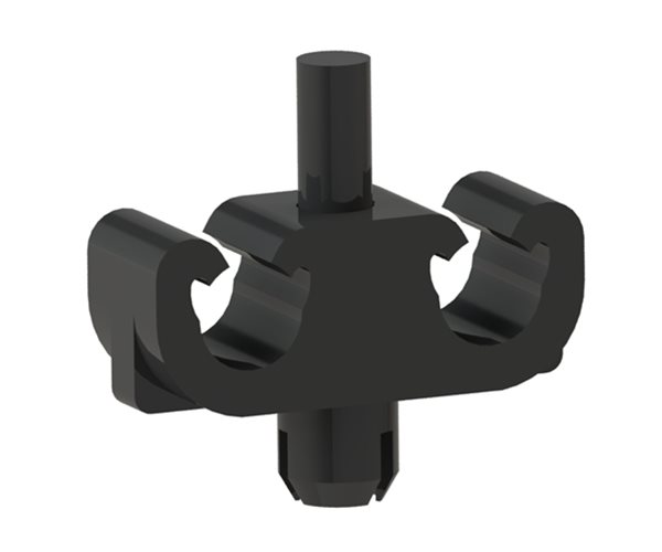 Drive Rivet Cable Clips | Double slide 6