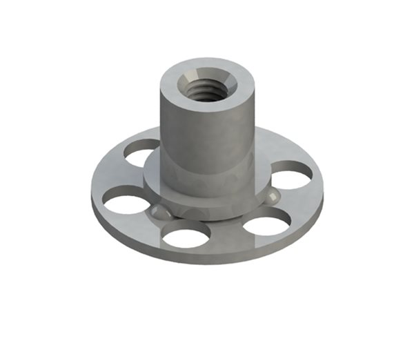 Female Bonding Fasteners | 23mm Round Open Base slide 7