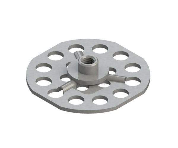 Female Bonding Fasteners | 38mm Round Open Base slide 3