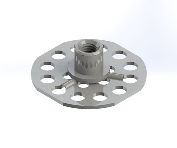 Female Bonding Fasteners | 38mm Round Open Base slide 9