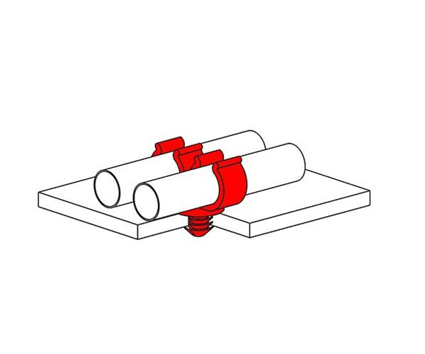 Fir Tree Cable Clips | Double slide 7