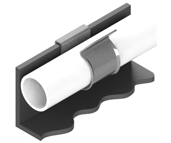 Flared Cable Clips Edge Fixing Application