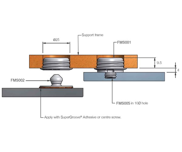 Installation of Low Profile Self-Tapping Socket