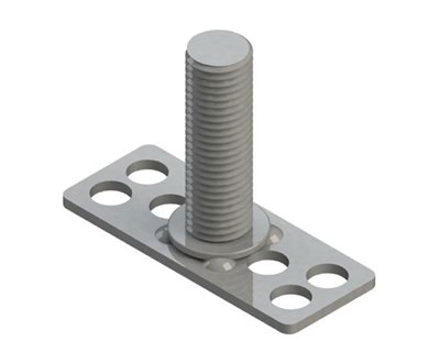 Male Stud Bonding Fasteners | 38x15mm Base
