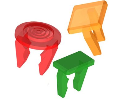 Neon Lens Clips
