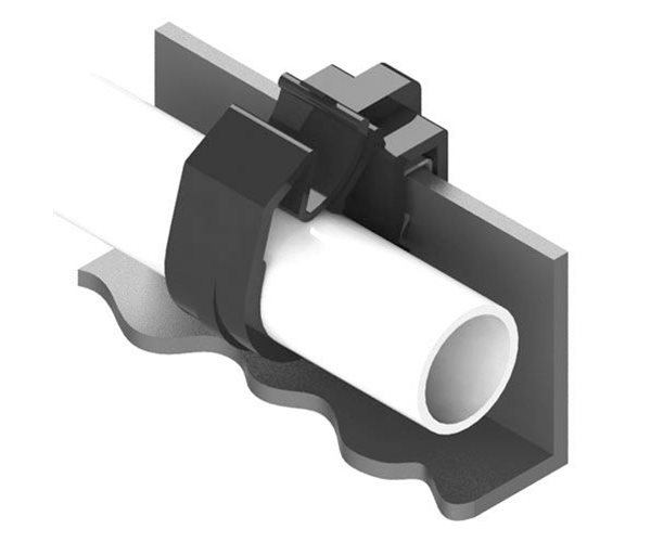 Plastic Pipe &amp; Cable Clips Edge Fixing Application