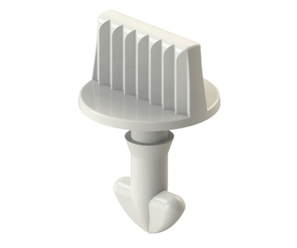 QTS121 Arrow Head Quarter Turn Stud - Wing Head - Textured