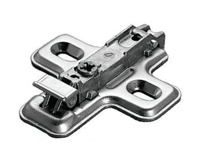 Salice Hinge Mounting Plates - Clip On Cruciform