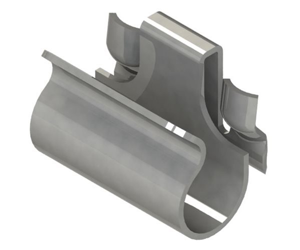 Single Cable &amp; Pipe Clip, Edge Fixing - Removable